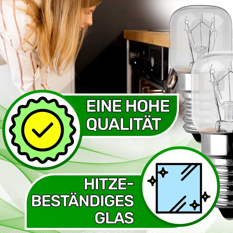 ONIX TECH Oven Lamp E14 15 W 230/240 V 1500