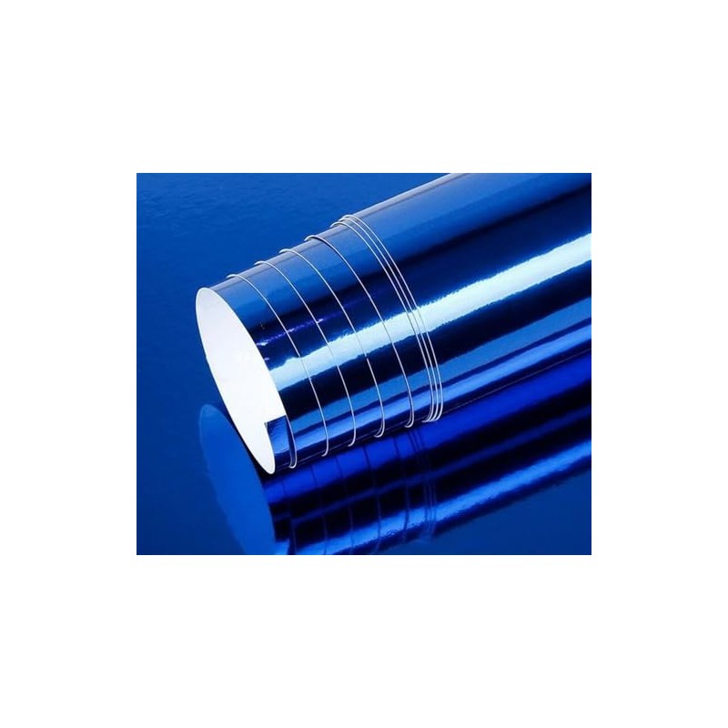 DIYAH Gloss Chrome Mirror Vinyl Car Wrap Sticker with Air