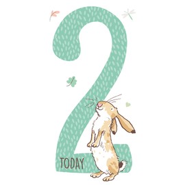 Danilo Promotions Age 2 Birthday Card, Guess How Much I Love You Age 2 Card,9 X 5