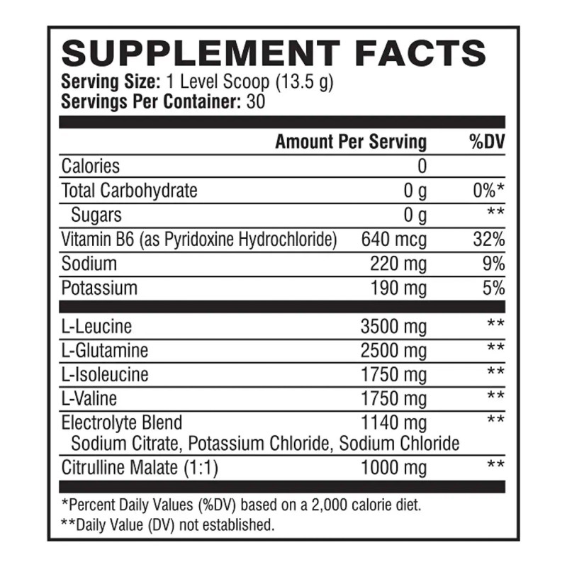 Suplemento Bcaa Mezcla Aminoácidos Polvo Xtend Sabor Frambuesa Azul 420g