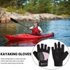 Kayaking Gloves 3/4 Finger - Provide Cushioning and Protection, with