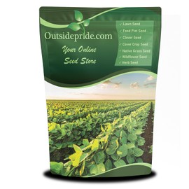 Outsidepride Soybean Seeds - 5 lbs High-Protein & High Yield Heirloom Variety Soy Beans, Ideal for Oil Processing, Forage, Animal Food Plots, & Wildlife Feed for Poultry & Other Farm Animals