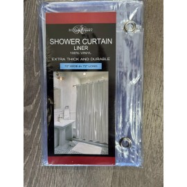 Royal Crest Shower Curtain Liner Extra Thick & Durable 70" Wide By 72" Long