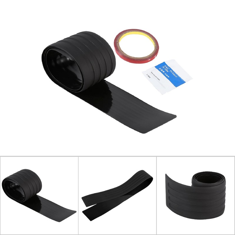 New Rubber Rear Guard Bumper Trunk Protector Trim Cover Protective