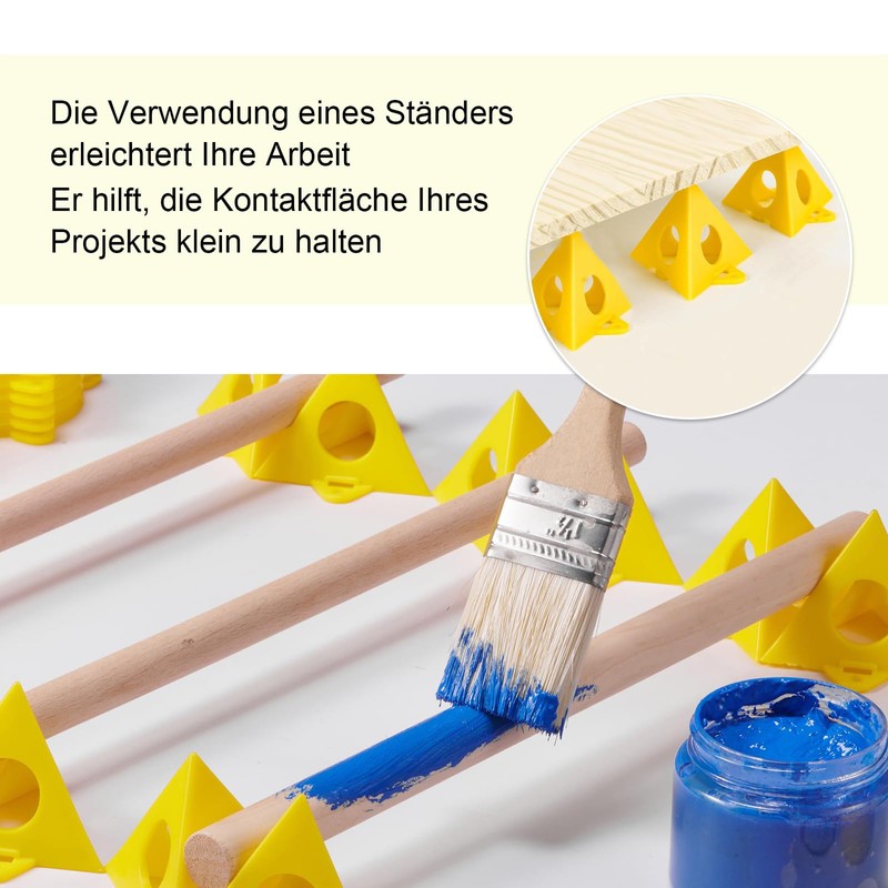 Pyramid Stand, 30 Pieces Yellow Cone Stand Paint Stand, Painter's