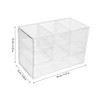 Mobestech Makeup Desk Organizer with Stackable Drawers Transparent Cosmetic Storage