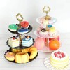Plastic Dessert Stand 3 Tier Cupcake Stand Candy Stand for