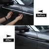 CHEYA 4pcs Piano Black Side Fender Cover Trim ABS Plastic