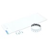 Premium Quality M4TEC ZB8 Shiny Stainless Steel Angle Strike Plate