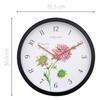 NeXtime Wall Clock (Garden/Inside) 30.5 cm - Black Plastic Knautia