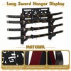 Barydat Katana Stand Sword Holder Wall Mount Katana Display Samurai
