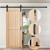 Signstek 5FT Sliding Barn Door Hardware Kit Heavy Duty with