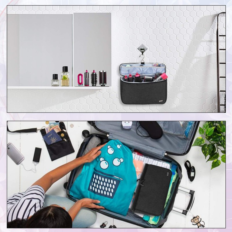 Teamoy Travel Storage Bag Compatible with Dyson Air Wrap Styler