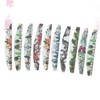 Baluue 10pcs Double-sided Nail Files for Manicure and Pedicure Half-moon