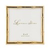 Lawrence Frames Bamboo Design Metal Frame, 4x4, Gold