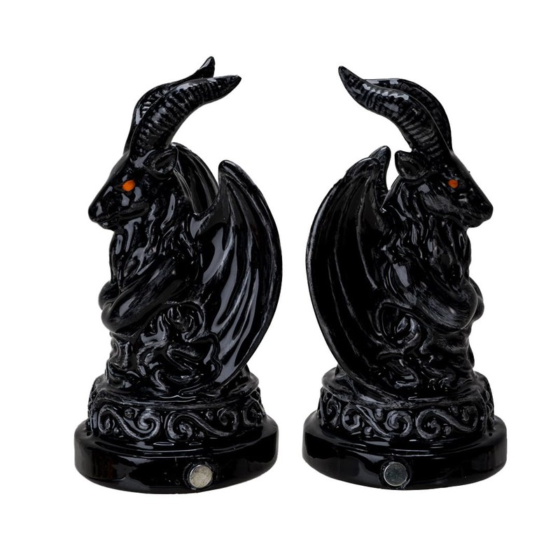 Pacific Giftware Dark Elegance Baphomet Salt and Pepper Shakers
