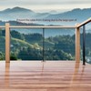 Deck Man 2 Pack Stainless Steel Pre-drilled Intermediate Post/Studdle Pickets