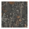 Organics Black and Copper Wallpaper