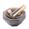Agate Mortar and Pestles Set Natural Agate Grinder for Lab