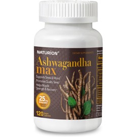 Ashwagandha Max - Organic Ashwagandha Powder & Root Extract with Ultimate Berry Blend, Supports Relaxation, Mood Balance, Stress Relief, Sleep & Muscle Recovery - 120 Vegan Capsules, 60 Day Supply