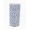 Kitsusako Kyoto-born Yuzen Paper Tea Canister, Cherry Blossom Pattern [Suppresses