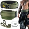 MANUEKLEAR 2-in-1 Weightlifting Belt & Dip Belt with 36.7 IN
