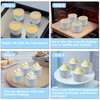 TRUSBER Cupcake Liners for Baking, Standard Size Blue Muffin Paper