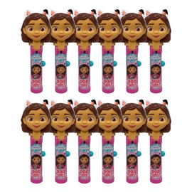 Pop Ups! Gabby's Dollhouse Lollipop Holder - 12 Lollipops with Cases - Individually Wrapped Candy Party Favors - Gabby's Dollhouse Candy - Bulk Set of 12