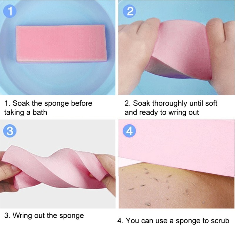 10pcs Household Bath Shower Sponge Body Scrub Exfoliating Sponge for