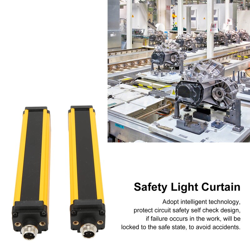 Light Curtain Sensor BEM0620‑A‑100NB Safety Photoelectric Beam Sensor Protective Screen