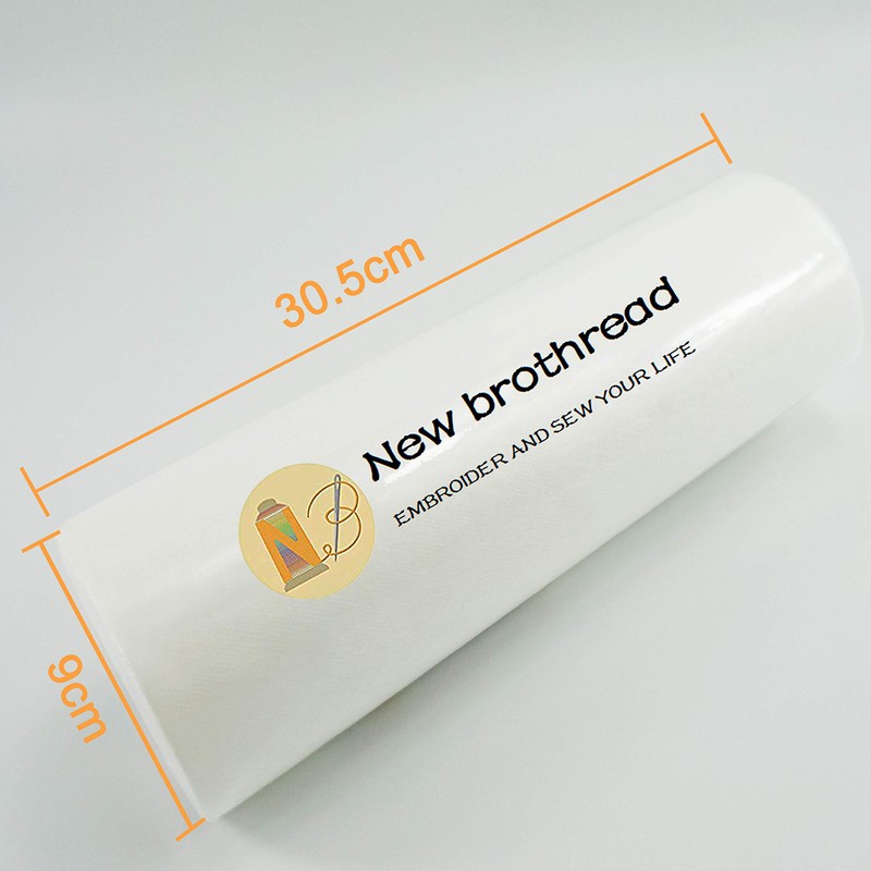 New brothread Water Soluble Nonwoven Fabric Stable Embroidery Paper -