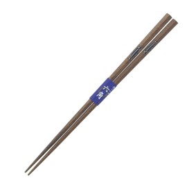 Ishida Chopsticks Made in Japan Hexagonal Natural Wood Non-slip 9.1 inches (23 cm) Brown