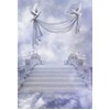 CSFOTO 3x5ft Stairway to Heaven Backdrop Kingdom of God Backdrop
