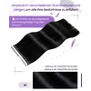 LaaVoo Tape Extensions, Real Hair, 40 cm, Invisible Hair Extensions,