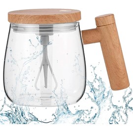 Taza de mezcla eléctrica, taza de café autoagitable, 400 ml, taza de mezcla ligera de alta velocidad, taza de mezcla eléctrica y revuelve para el hogar