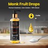Subsugar Monk Fruit Sweetener No Erythritol, Monkfruit Liquid drops Volume: