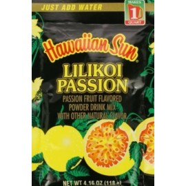 Hawaiian Sun 3pk Hawaiian Sun Drink Mix choose from Guava, POG, Passion, Orange & Pineapple - 3 packs Lilikoi Passion 4.16 oz each