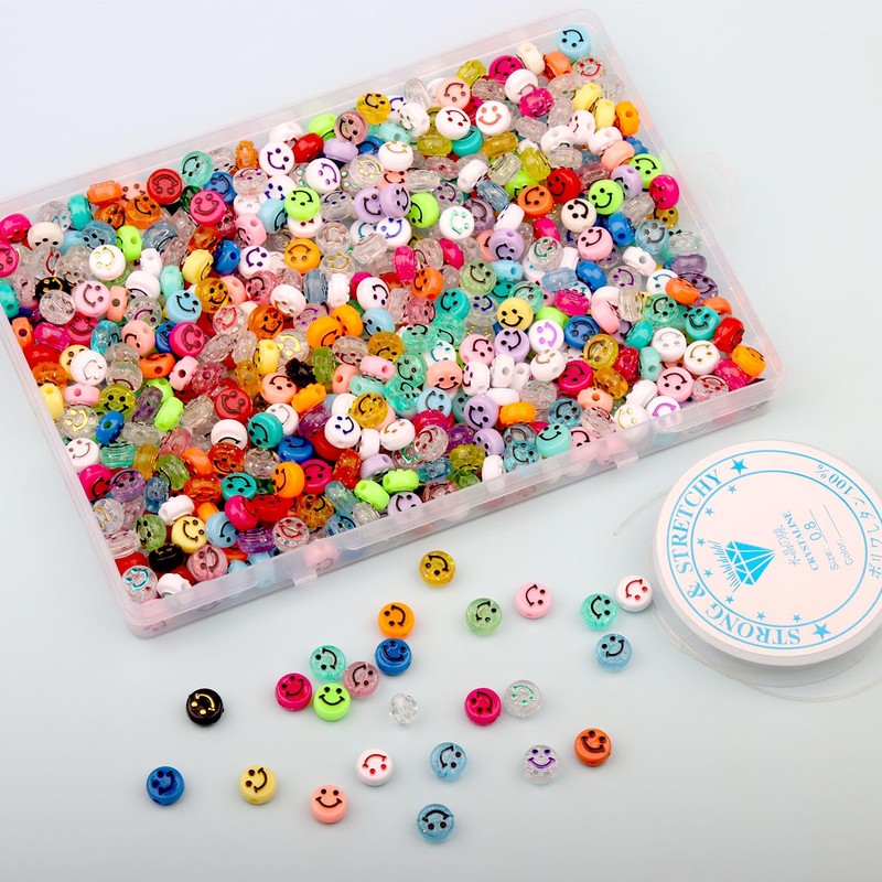 ZesNice Colourful Beads for Threading.