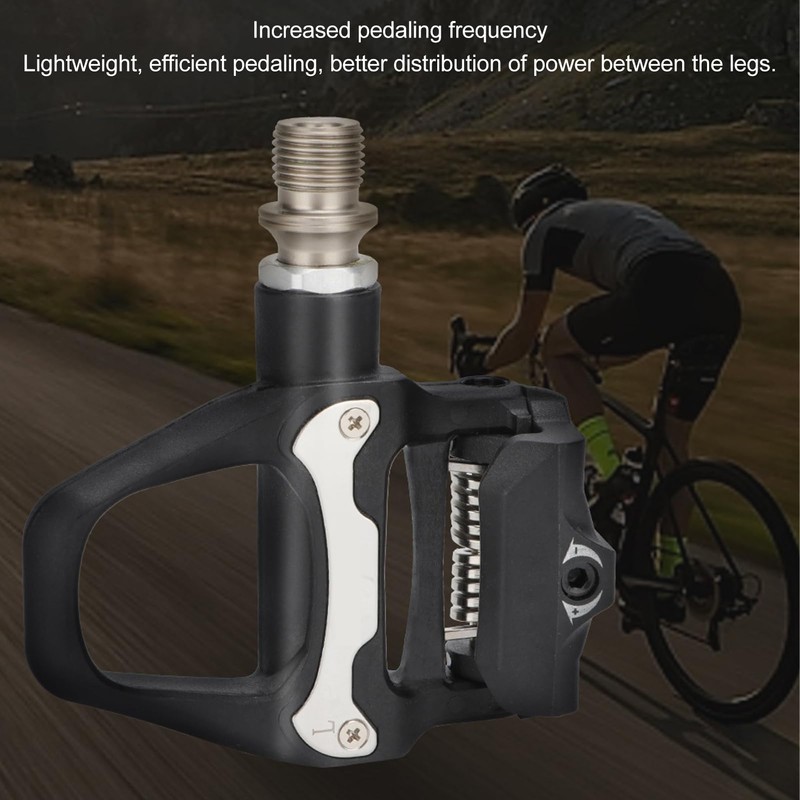 Road Bike Clipless Pedals, Professional Self Locking Bike Pedals Adjustable