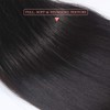 Brazilian Hair Extensions 2 Bundles Straight Hair 50g/Bundle (100g Total),