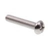 Prime-Line 9004253 Machine Screw, Round Head, Slotted/Phillips Combo, #10-32 X