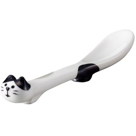 DECOLE ZCB-37331 Nobi Cat Spoon, Hachiwale, Approx. 1.0 x 0.7 x 4.8 inches (26 x 18 x 123 mm), Units (mm)