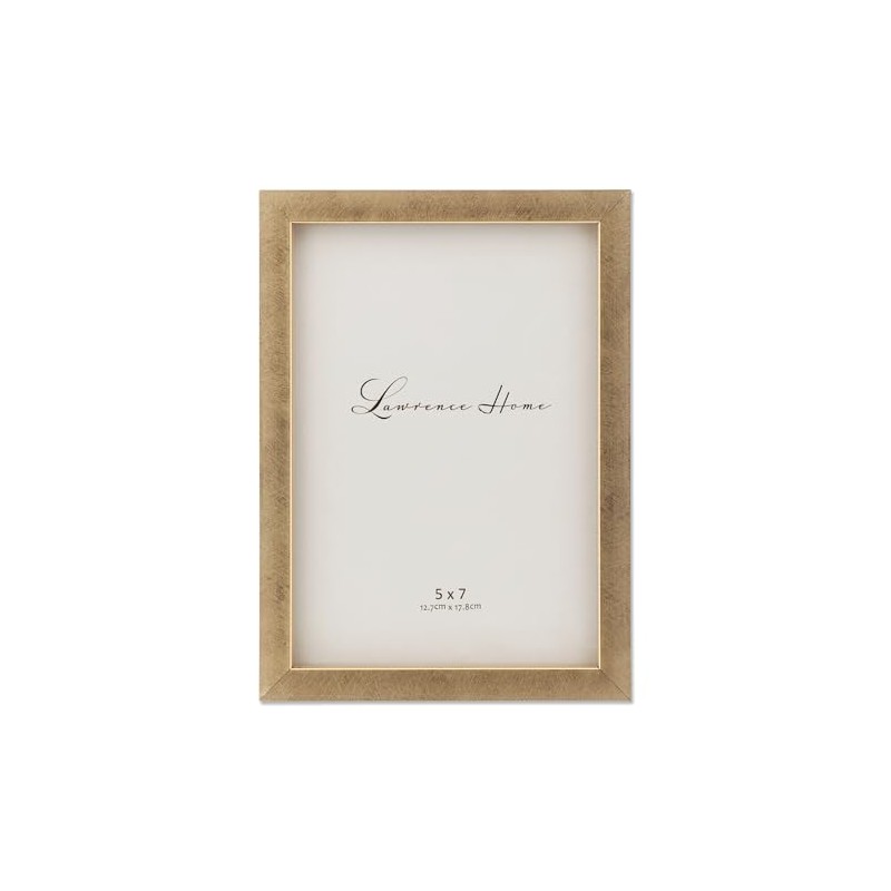Lawrence Frames - 708057 Galvanized Expressions Chloe Contemporary Gold Picture