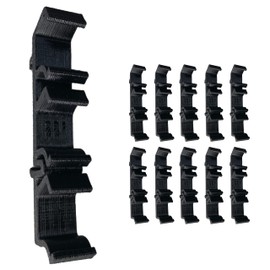 10pcs DIN Rail Mounts for Wago 221 Connectors 3D Printed