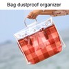 Transparent Waterproof Dustproof Bag Portable Moisture Proof Wardrobe OrganizerC Type