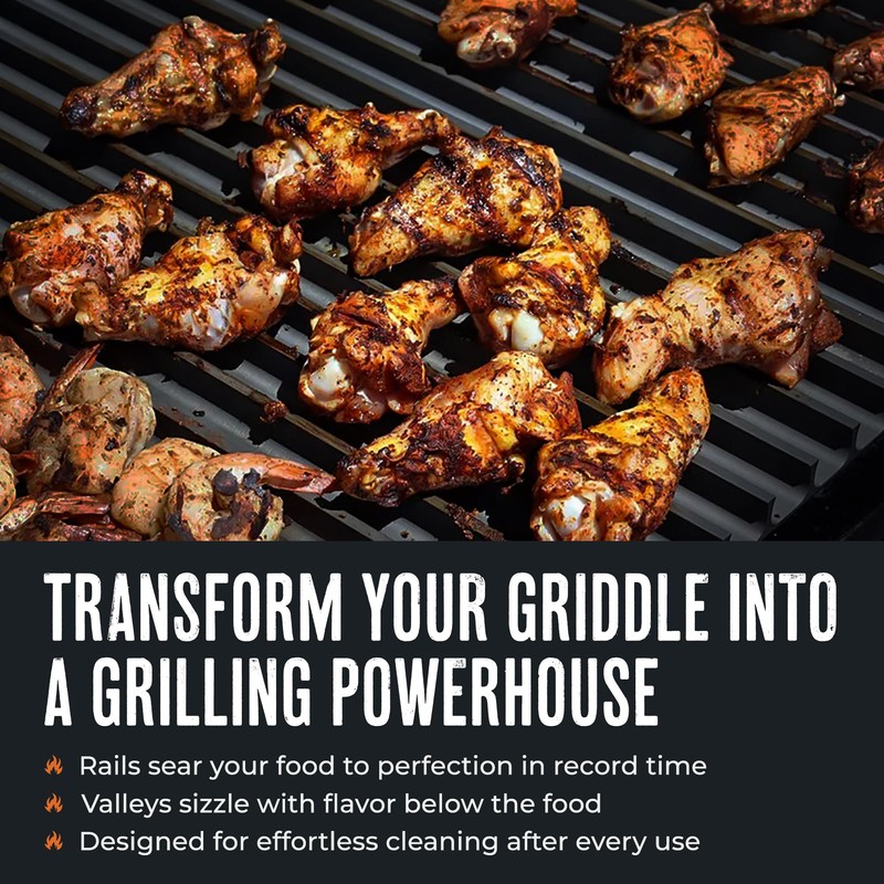 Universal Grill Grate for Flat Top Grills - Access for