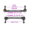 GODSPEED UNIVERSAL SWAY BAR END LINKS, ADJUSTABLE RANGE 150-210 MM