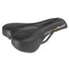 Velo Basic Deep Channel Saddle - Black, L = 243