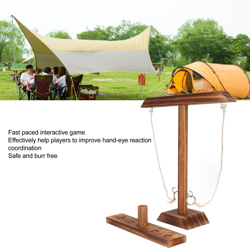 Hook and Ring Game Burr Free Fast Paced Interesting Relaxing