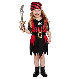 Henbrandt Pirate Fancy Dress, Costume for Girls and Toddlers